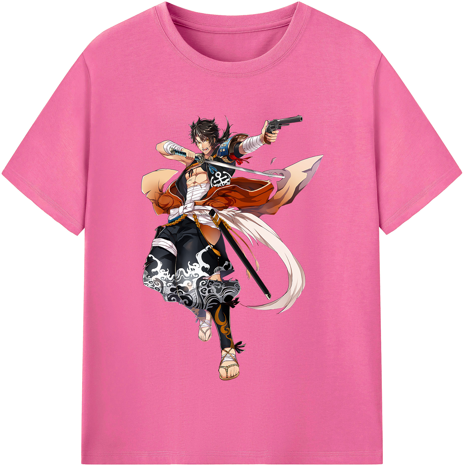 （画像用） 刀剣乱舞 Touken Ranbu レディースカジュアルプリントTシャツ（綿100％）
